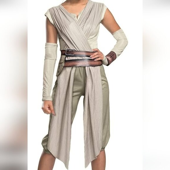 kids Star Wars Rey Deluxe Costume - Size M 8-10 NWT - Picture 2 of 5